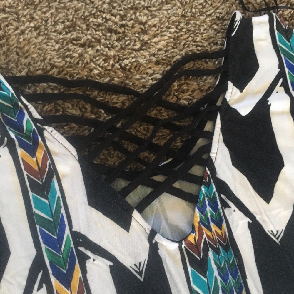 Colorful, Patterned Maxi Dress - Picture 3 of 5